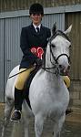 Pure Bred Open Ridden Mares <br>1st  Zircon Issima  owed by Mr A Wood  	ridden by Eleanor Wood